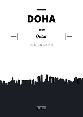 Doha Qatar skyline