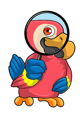 Parrot Magnifying glass