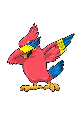 Parrot Hip Hop Dance Dab