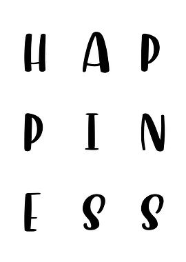 Happiness Quote Design