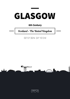 Glasgow Scotland skyline