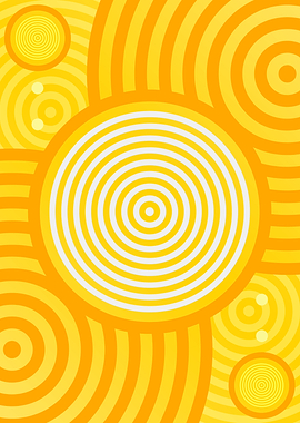 Happy Yellow Orange Glyph