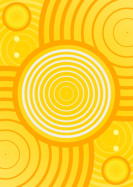 Happy Yellow Orange Glyph