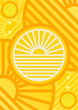 Happy Yellow Orange Glyph