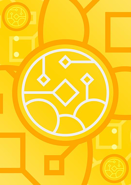 Happy Yellow Orange Glyph