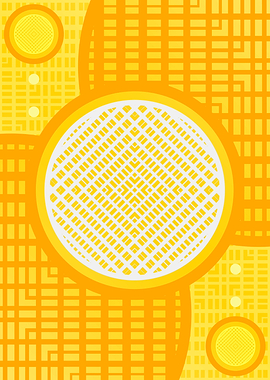 Happy Yellow Orange Glyph