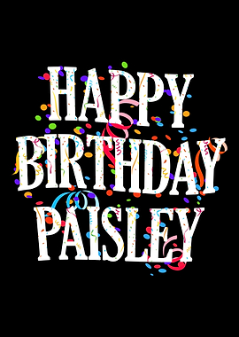 Happy Birthday Paisley