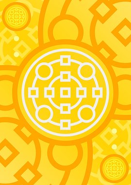 Happy Yellow Orange Glyph