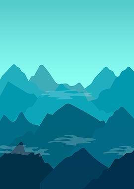 Nautre Mountain WallPoster