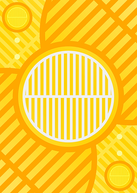 Happy Yellow Orange Glyph