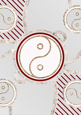 Merry Red and White Glyph