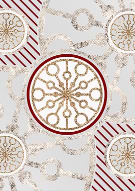 Gold Festive Holiday Glyph