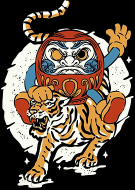 Japanese Tiger Daruma