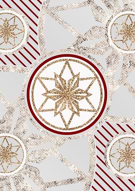 Geometric Gold and Silver