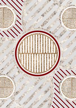 Merry Red and White Glyph