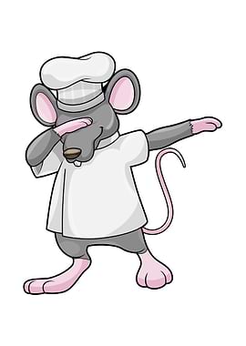 Rat Cook Cooking hat Dance