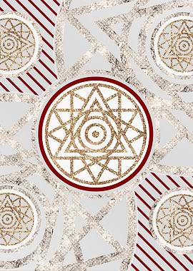 Gold Festive Holiday Glyph