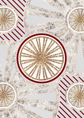 Merry Red and White Glyph