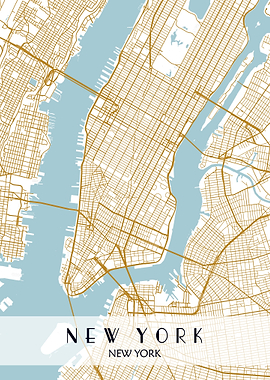 New York City Map USA