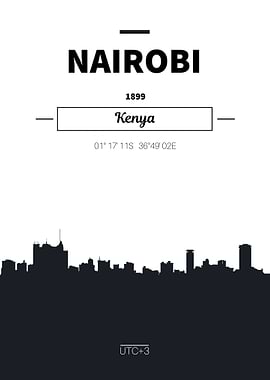 Nairobi Kenya Skyline