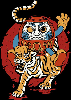 Japanese Tiger Daruma