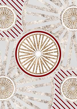 Gold Festive Holiday Glyph