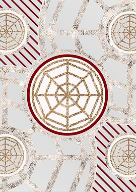 Merry Red and White Glyph