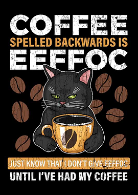 Coffee Spelled Backwards I