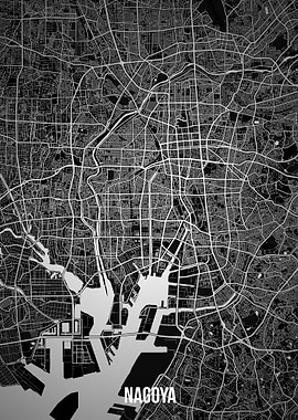 Nagoya dark map