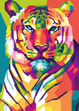 Tiger wpap popart