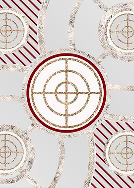 Merry Red and White Glyph