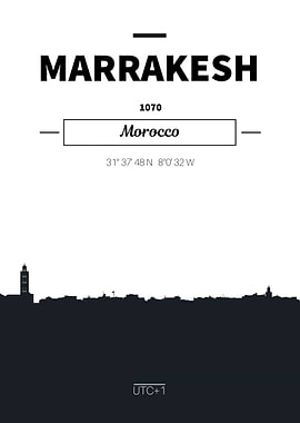 Marrakesh Morocco skyline