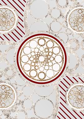 Geometric Gold and Silver