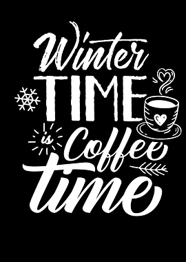 Winter time coffee time