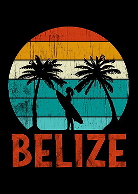 BELIZE Surfer Girl