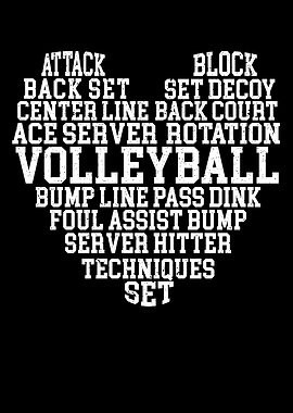 Volleyball Word Cloud