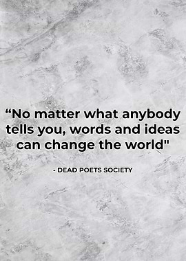 Quote Dead Poets Society