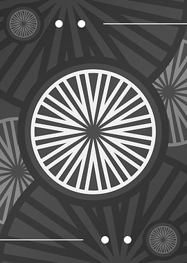 White Gray Geometric Glyph