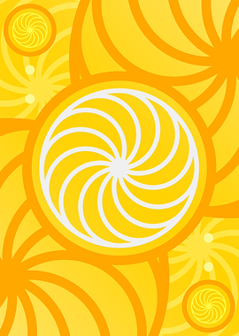 Happy Yellow Orange Glyph