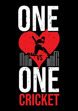 One vs One Cricket Player