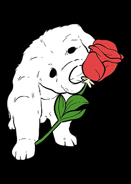 Rose Cute Animal Lover Gif