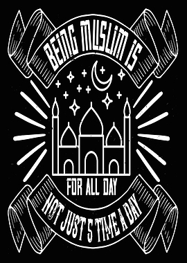 Lettering for Faith Muslim