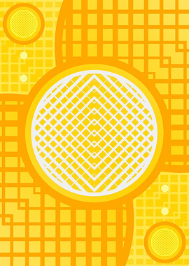 Happy Yellow Orange Glyph