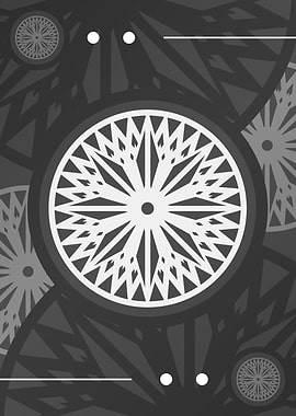 White and Gray Geometric