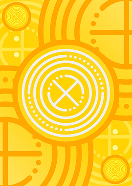 Happy Yellow Orange Glyph