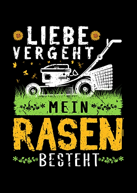 Liebe Rasen Garten