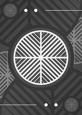 White and Grey Geometric