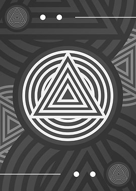 White and Gray Geometric