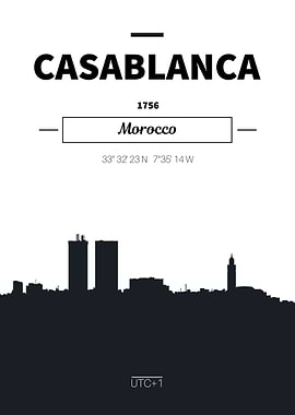 Casablanca Morocco skyline