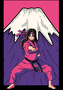 Karate Anime Girl